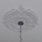 Ekena Millwork Attica PVC Medallion (Canopies up to 7 3/4"), 22"OD x 3 1/2"ID x 1"P, UltraCover Satin Blossom White CMP22ATGBW - alternate 7
